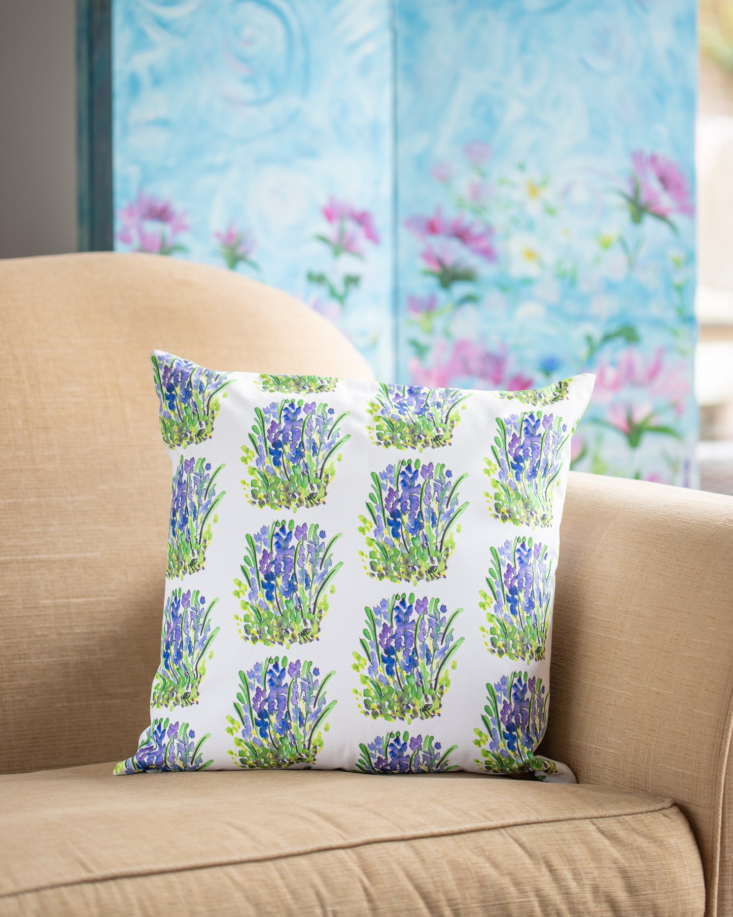 Lavender Fields - Cushion Cover - Mandy McKenna Designs