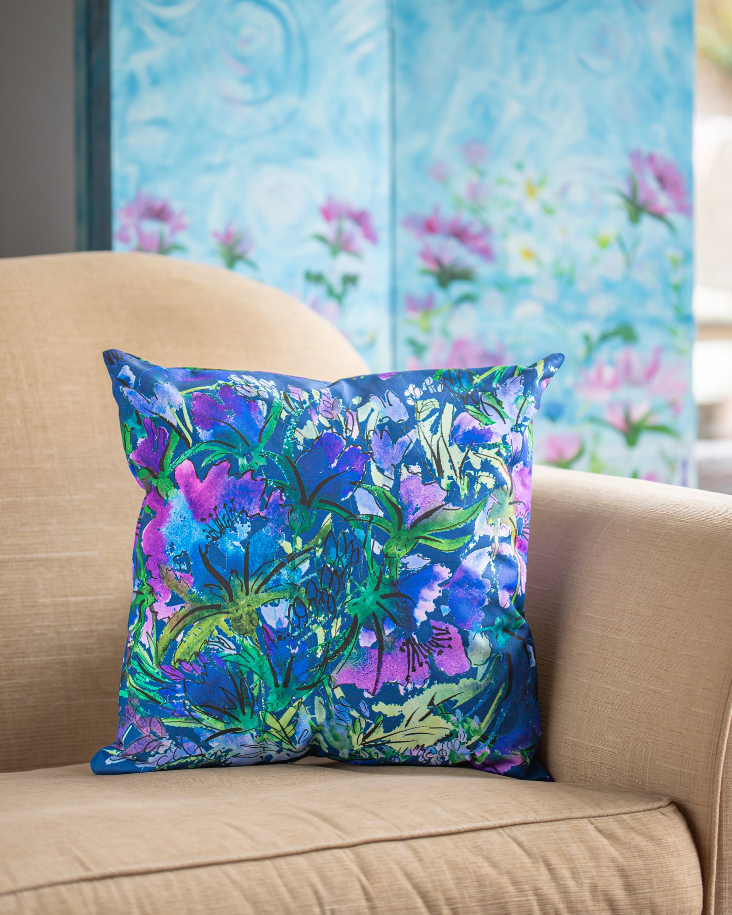 Cushion Cover - Purplelicious - Mandy McKenna Designs