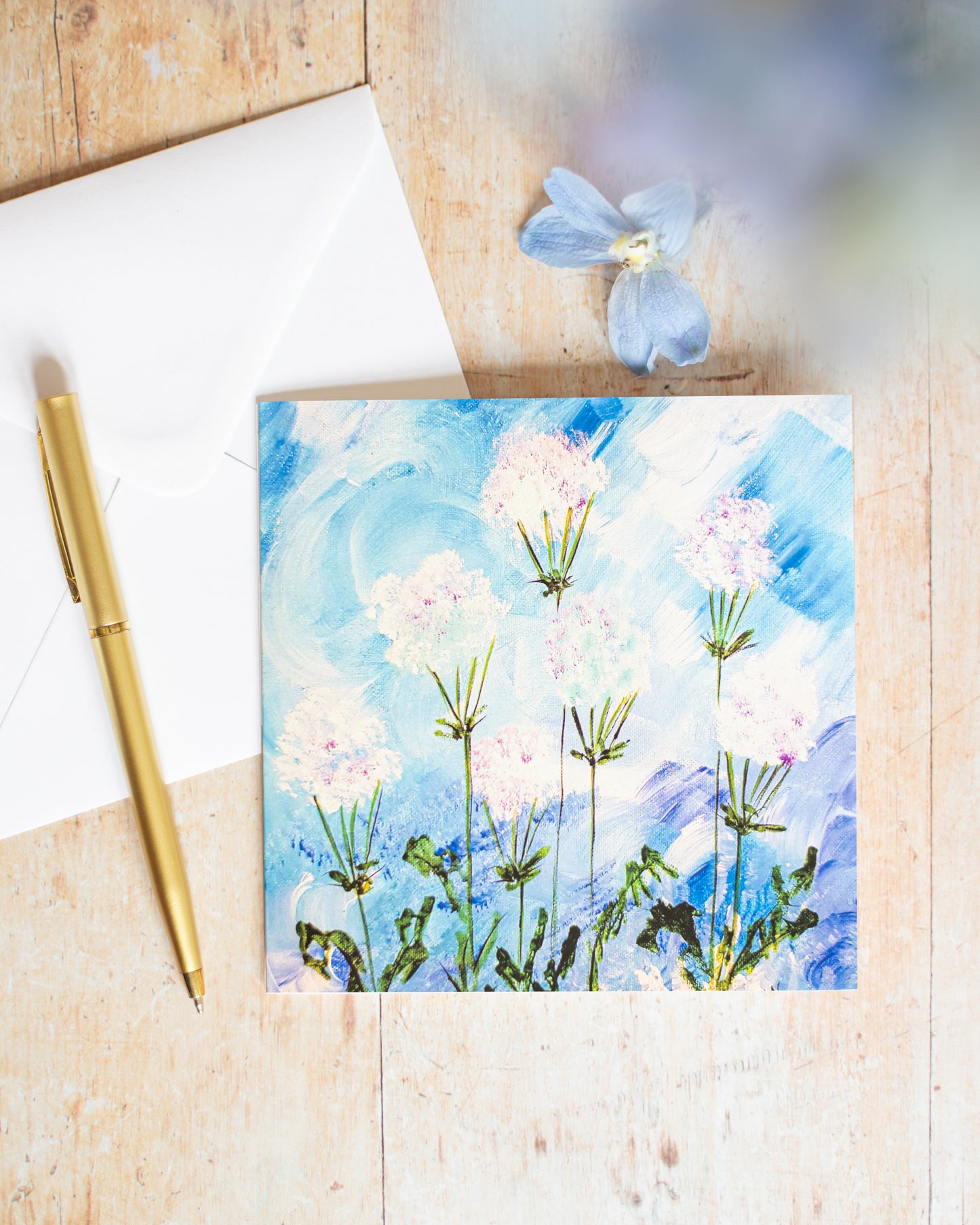 Greeting Card - Cow Parsley