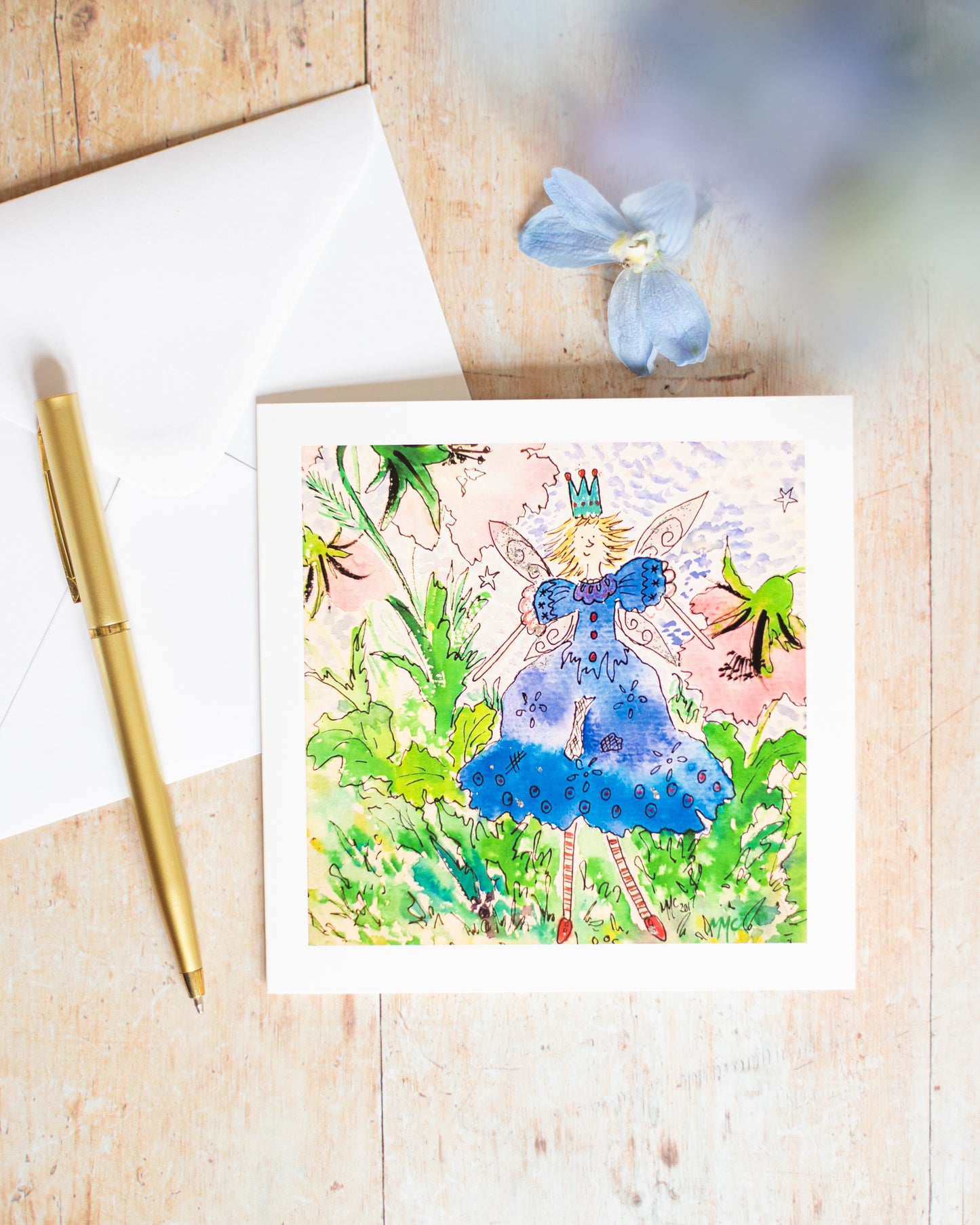 Greeting Card - Blue Fairy