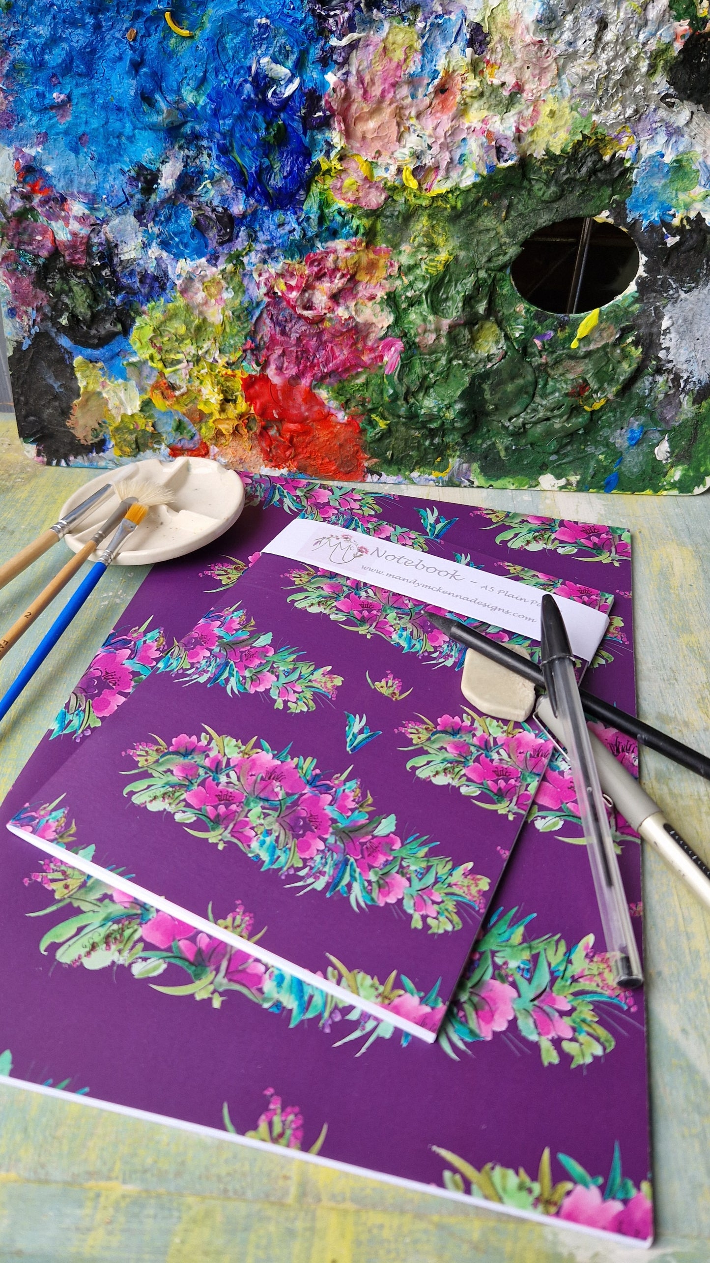 Notebook Set - Scrumptious in Purple