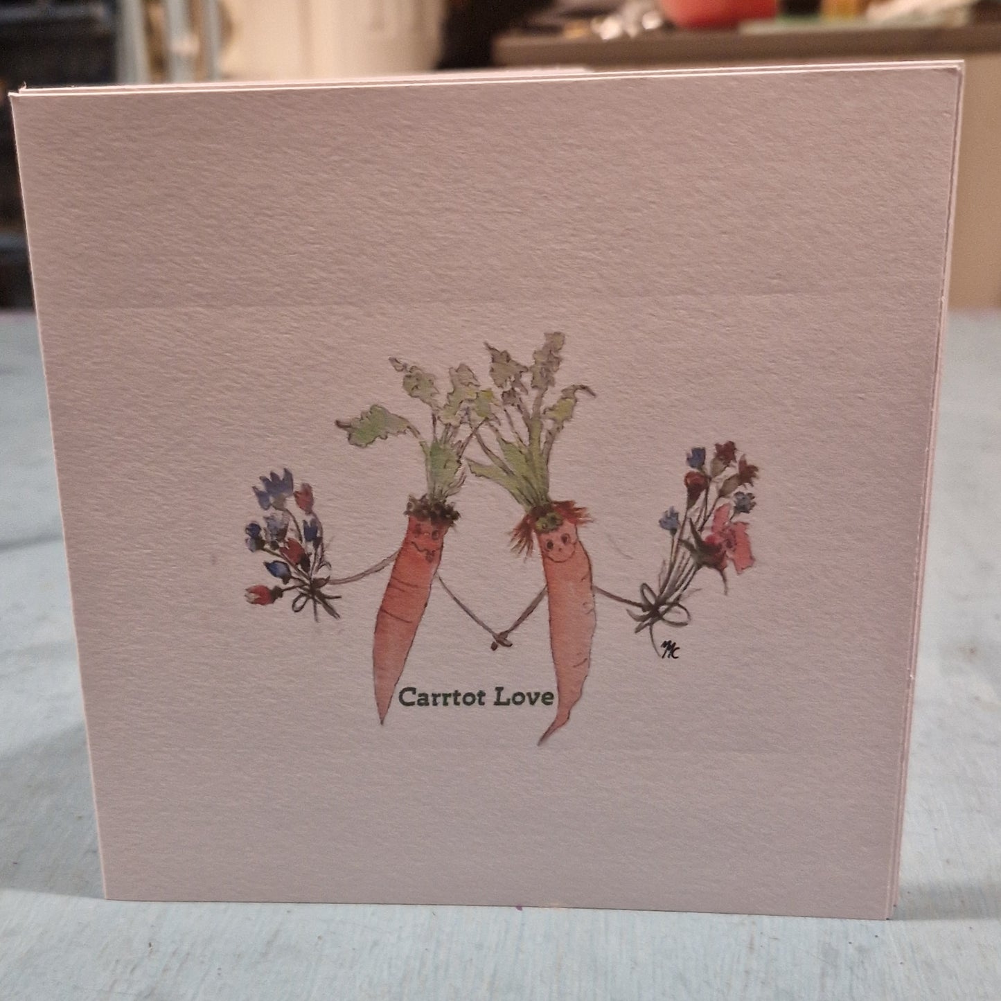 Greetings Card Set of 4 - Veggie Dudes