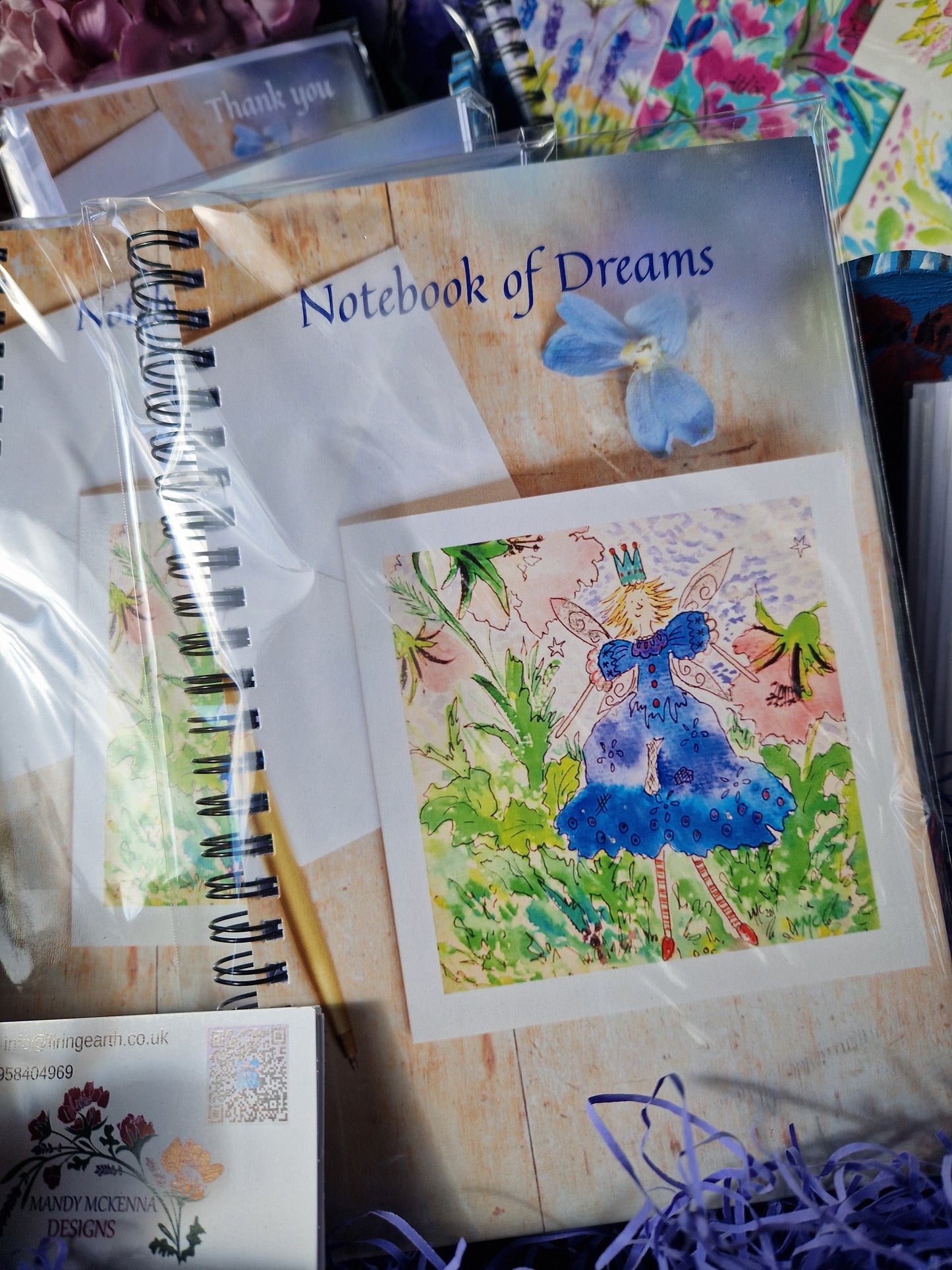 Notebook - Blue Fairy Themed Cover