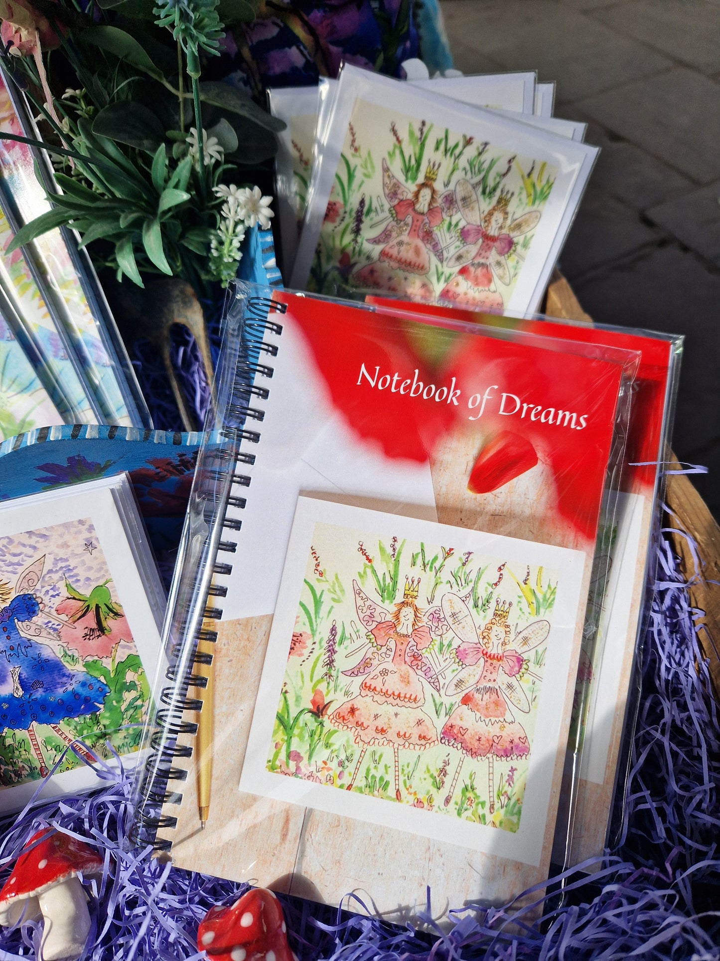 Notebook - Pink Fairy Themed Cover