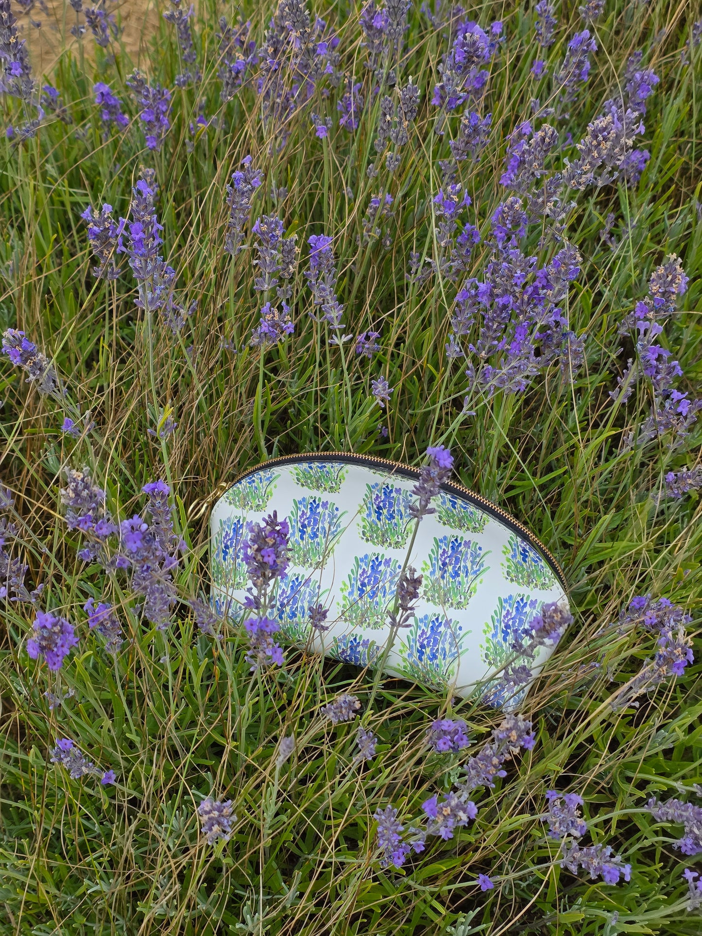 Lavender Fields Make up Bag / Wash Bag