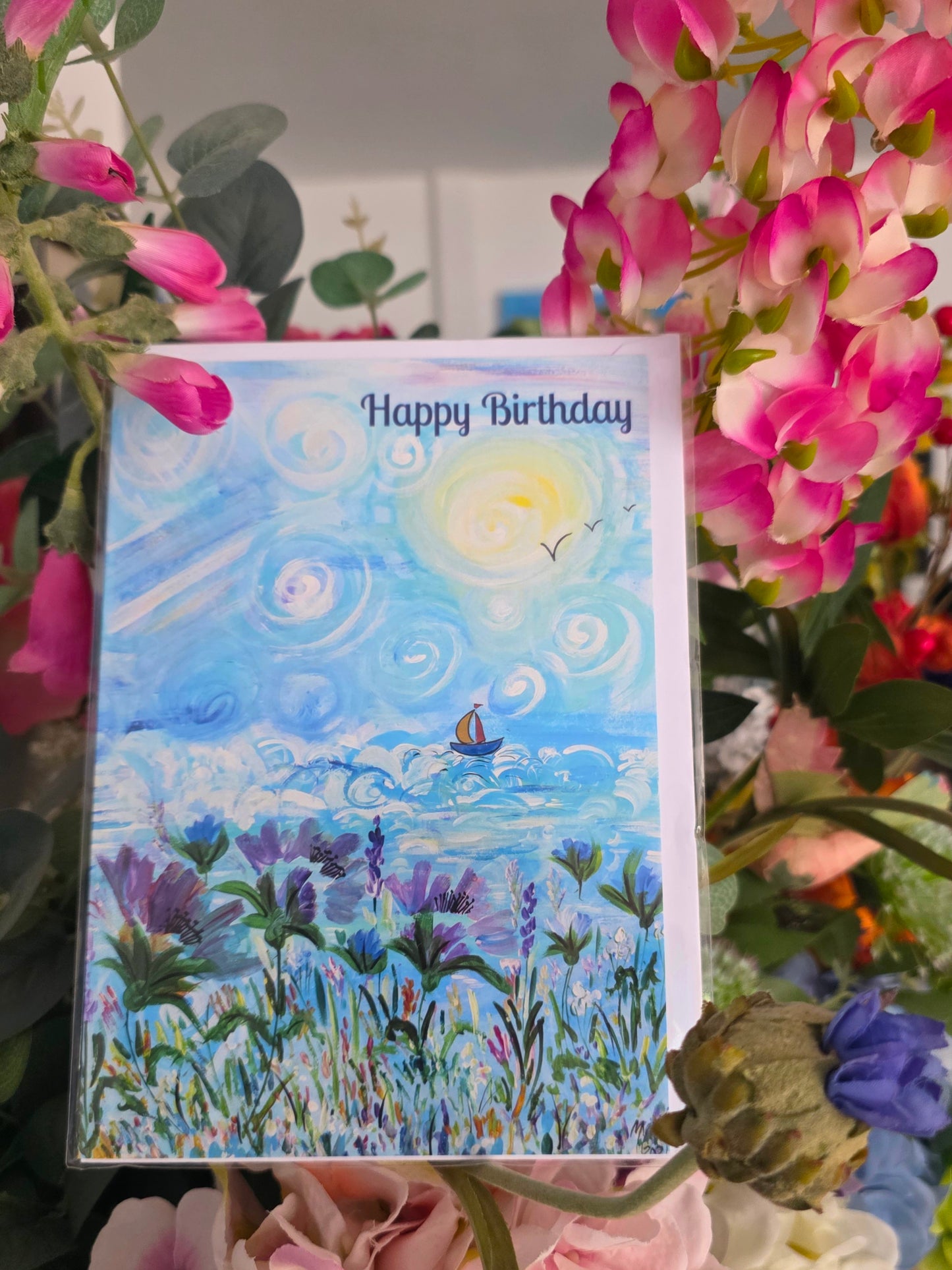 Happy Birthday Card Pack - Summer Blooms - Mandy McKenna Designs