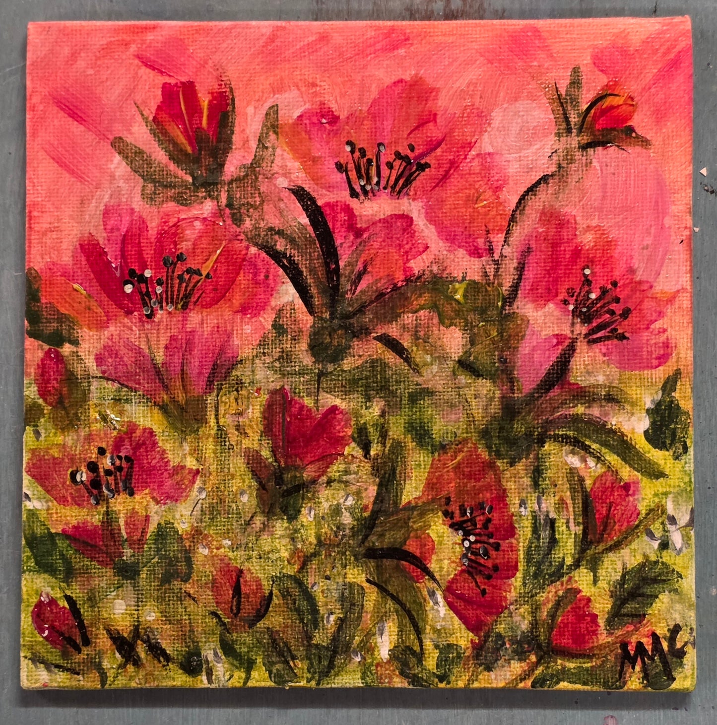 5. Acrylic Painting on Canvas