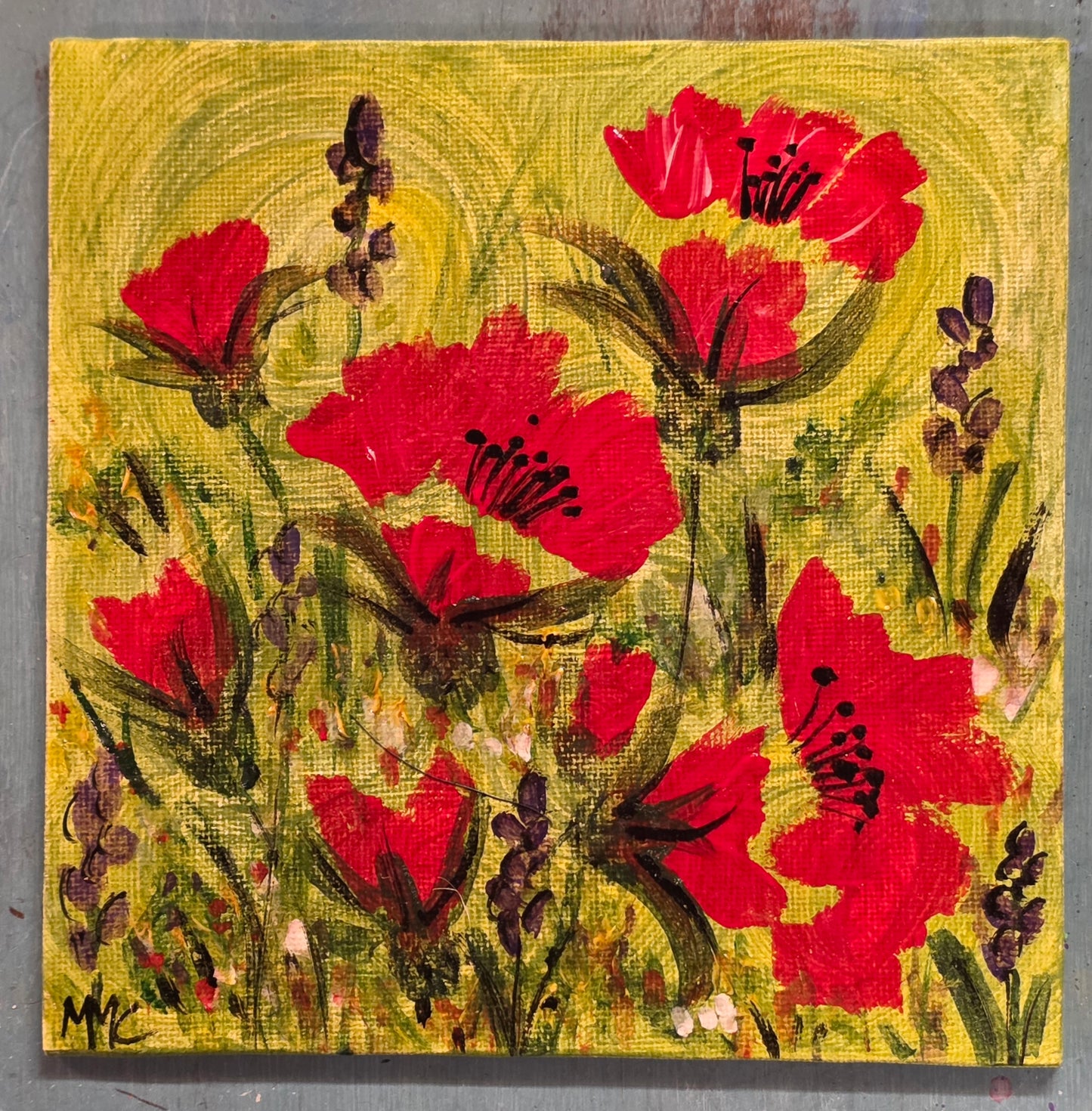 4. Acrylic Painting on Canvas