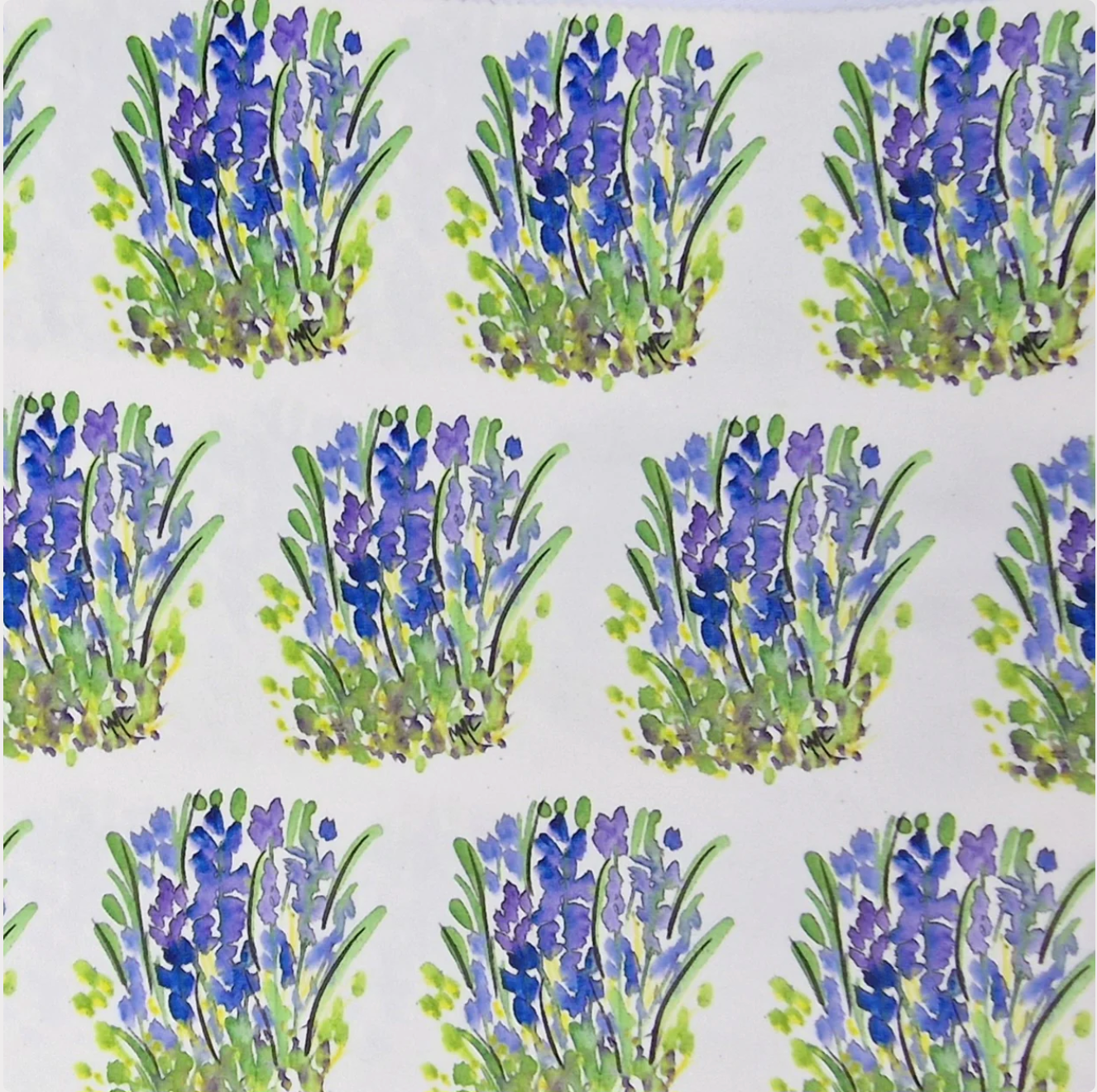 Floral Wallpaper Border- Lavender Fields