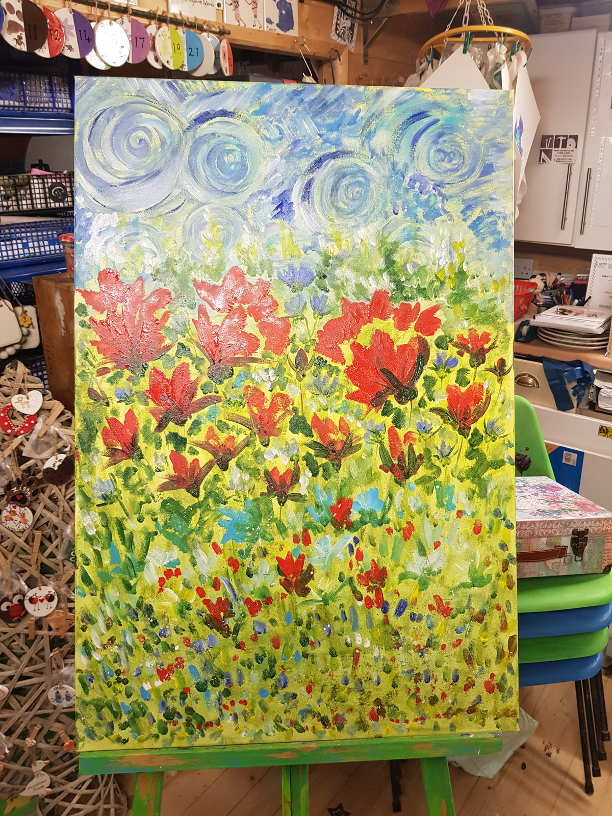 Print - Poppy Fields - Mandy McKenna Designs