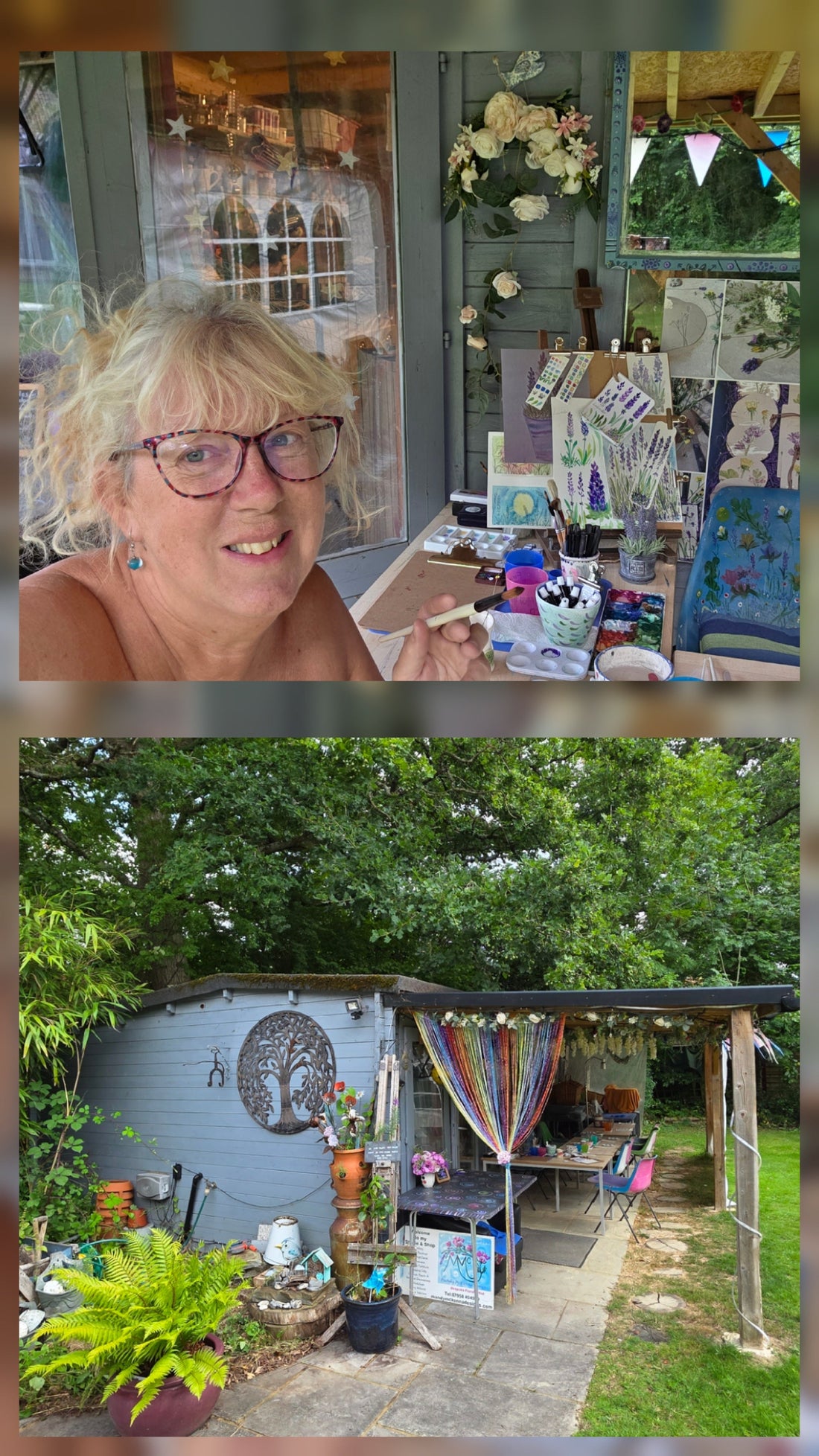 Looking forward to my New August Floral Watercolour Classes - Week 1.Lavender