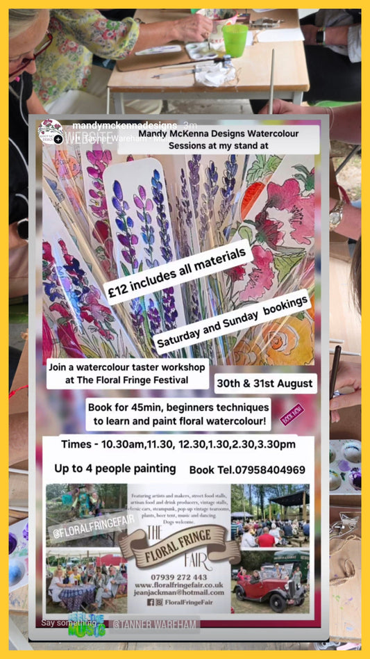 Join me very soon  at Floral Fringe Fair - Loxwood Meadow,  Loxwood