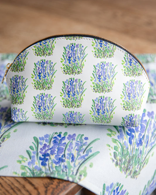 Floral wash and cosmetic bag from Mandy McKenna Designs