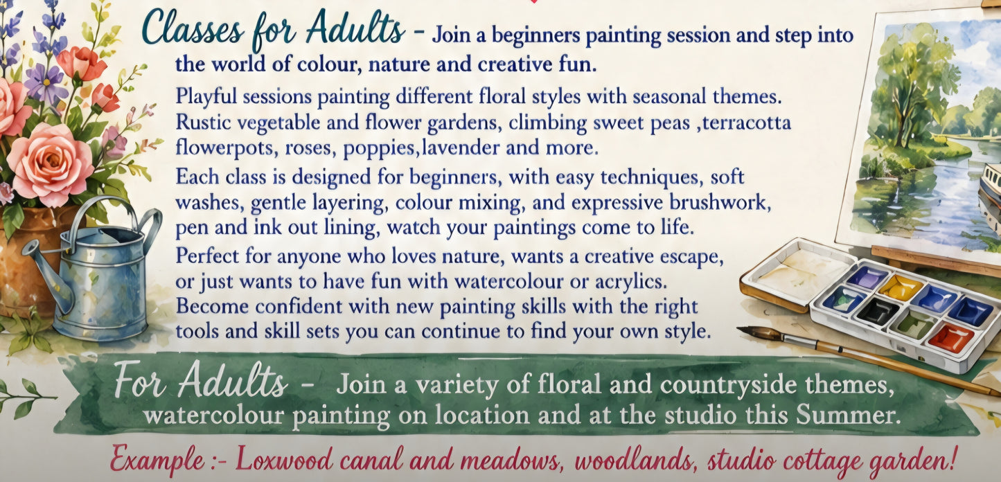 Pottery Painting Workshops and Price List - Mandy McKenna Designs 