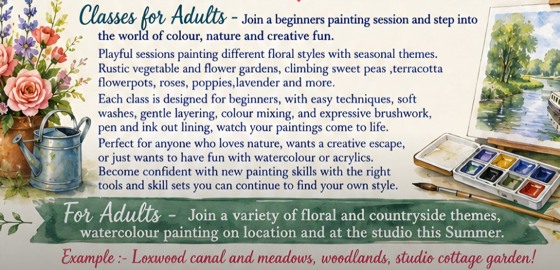 Pottery Painting Workshops and Price List - Mandy McKenna Designs 