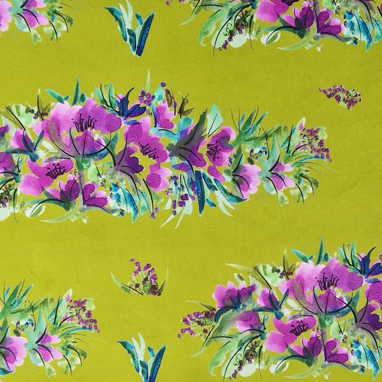Fabric by the metre- Scrumptious in Lime - Mandy McKenna Designs 