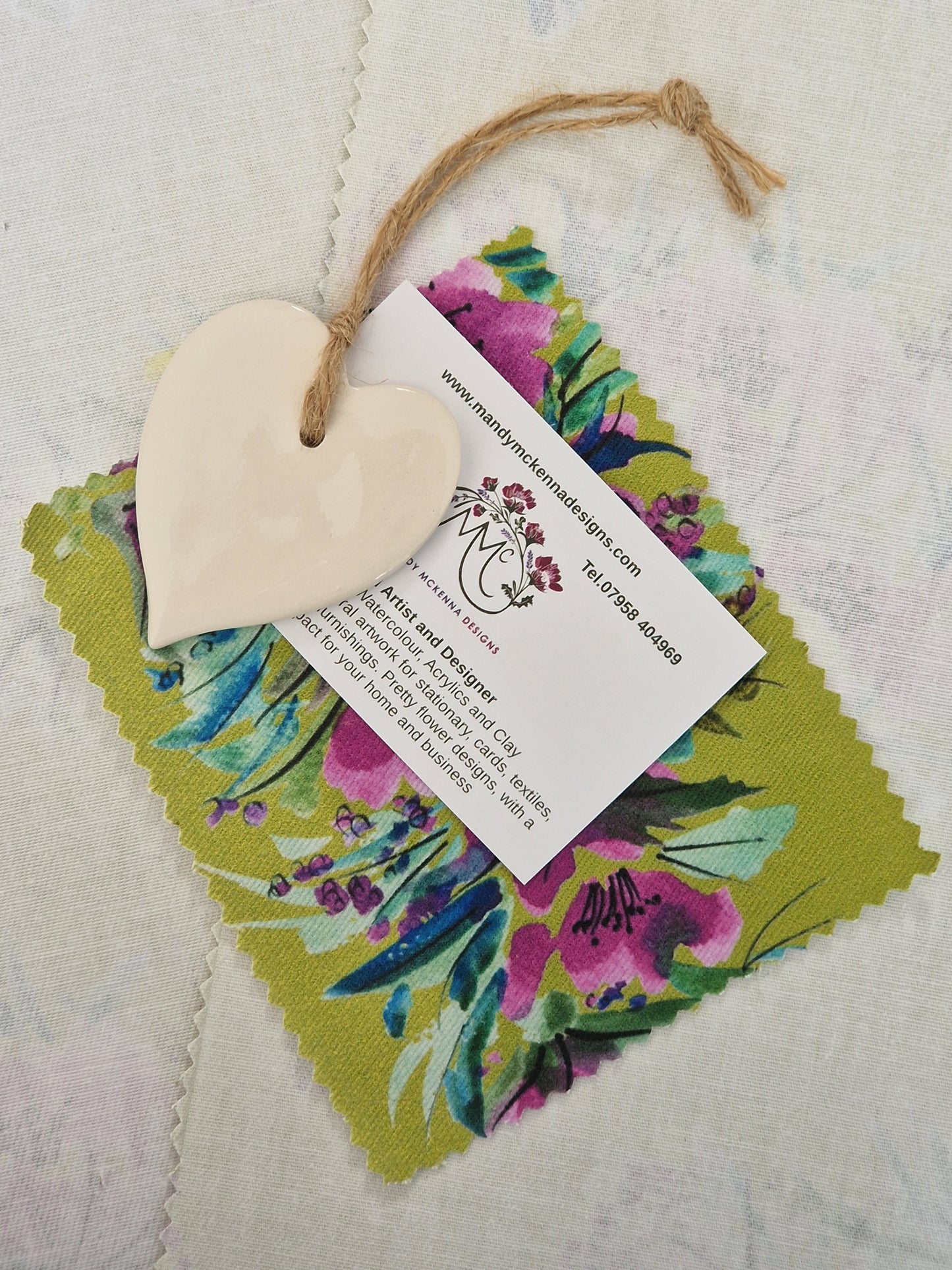 Fabric by the metre- Scrumptious in Lime - Mandy McKenna Designs 