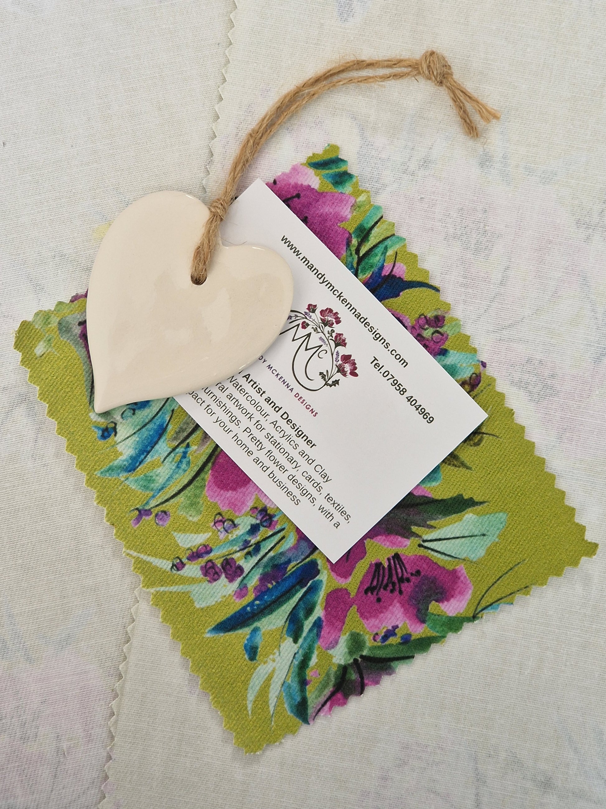 Fabric by the metre- Scrumptious in Lime - Mandy McKenna Designs 