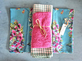 Tea Towel Collection  - Scrumptious in Teal x3