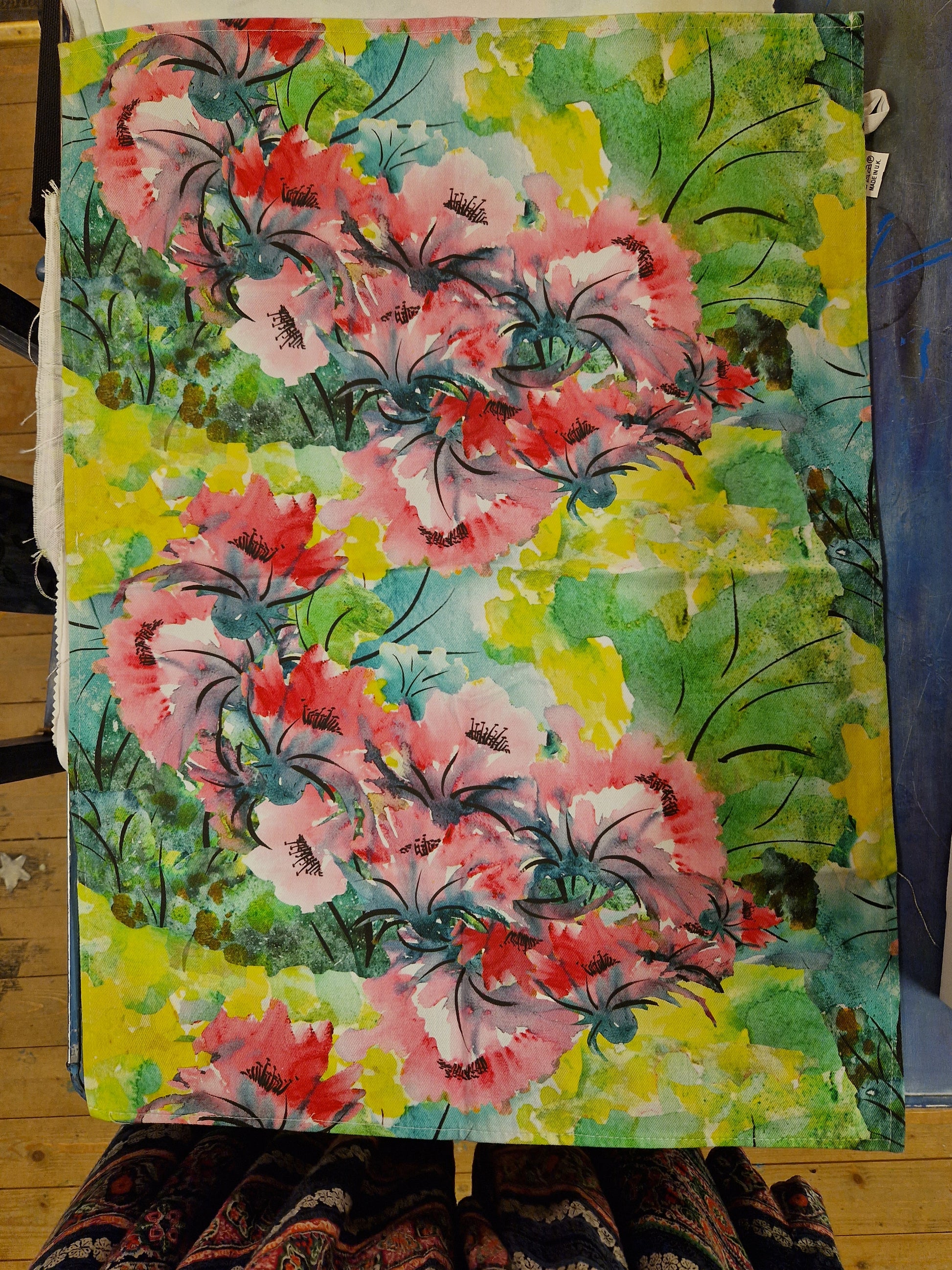 Fabric by the metre  - Pink Paradise - Mandy McKenna Designs 
