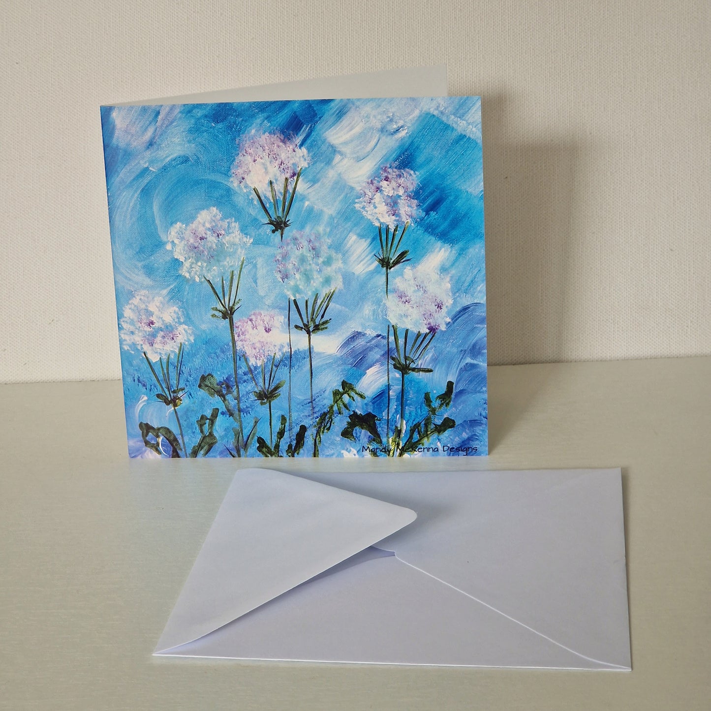 Greetings Card - Mixed Set of 4 Florals