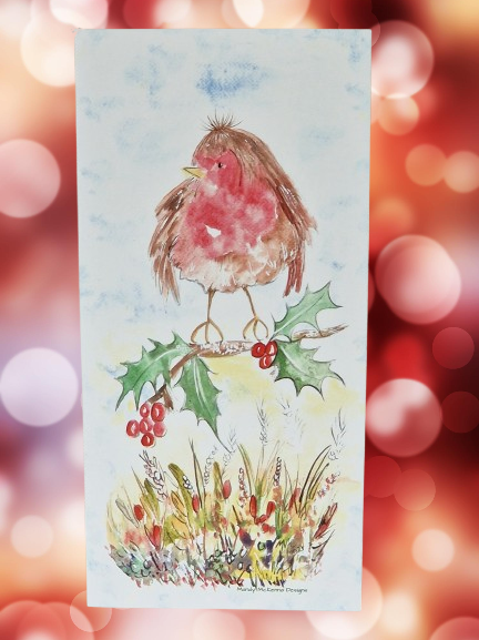 Greetings Card - Robin