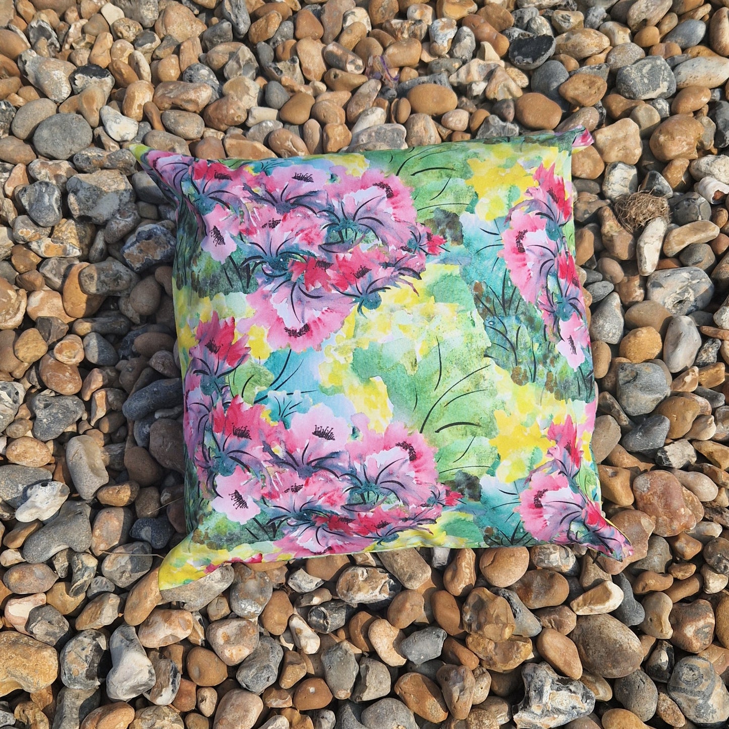 Velvet Cushion Cover - Paradise in Pink