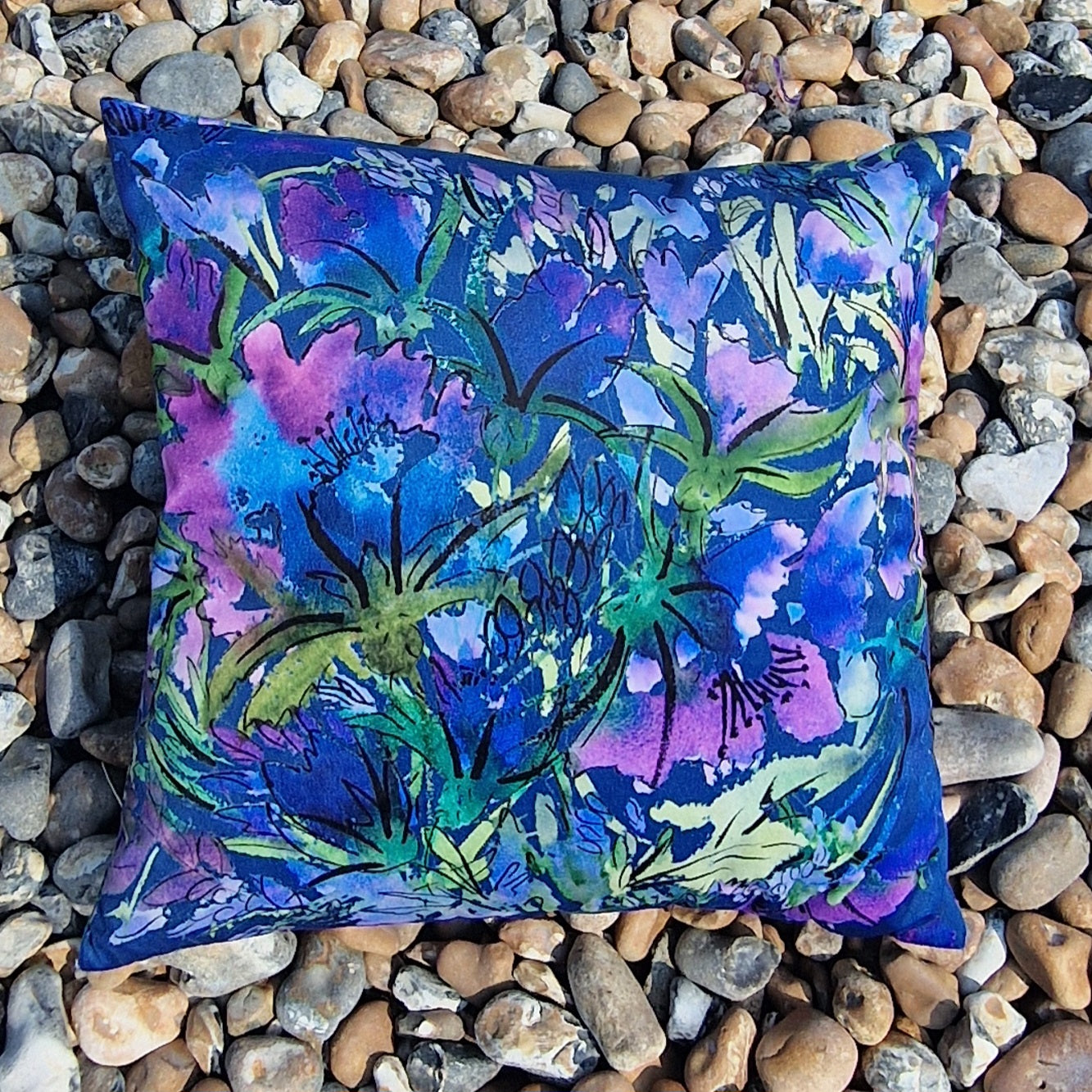 Velvet Cushion - Purplelious