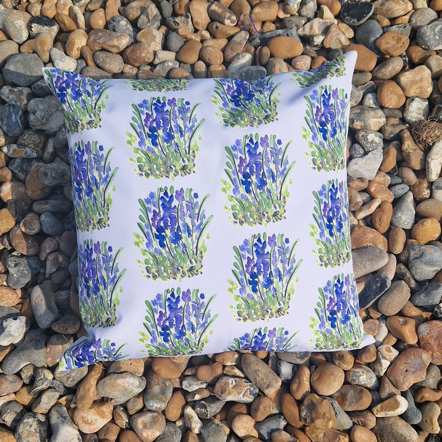 Velvet Cushion Cover  - Lavender Fields