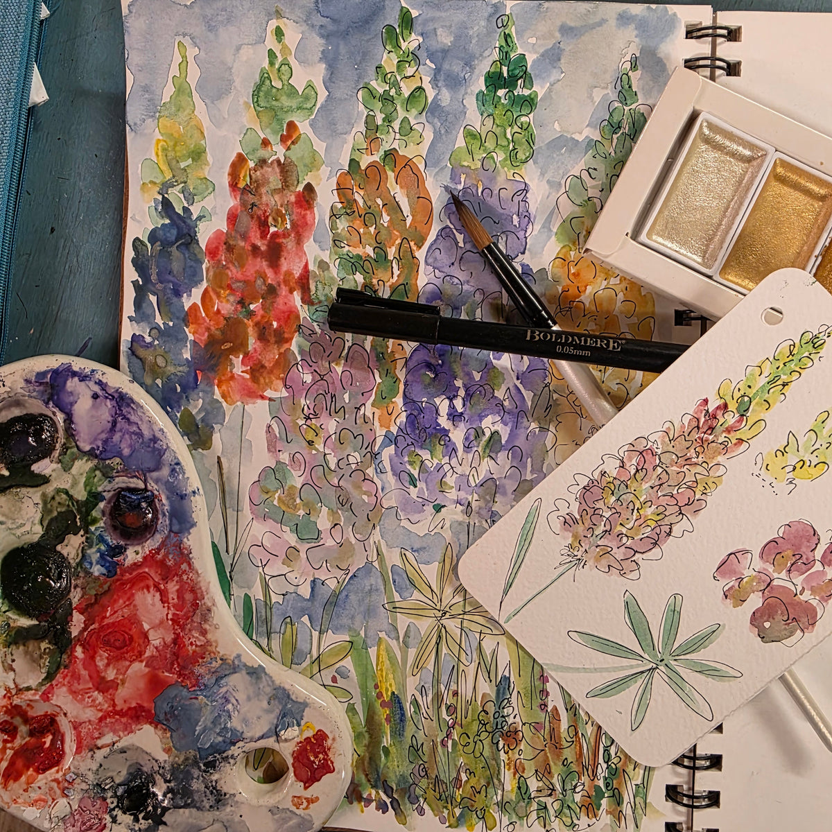Watercolour or Acrylic Painting Weekly Classes