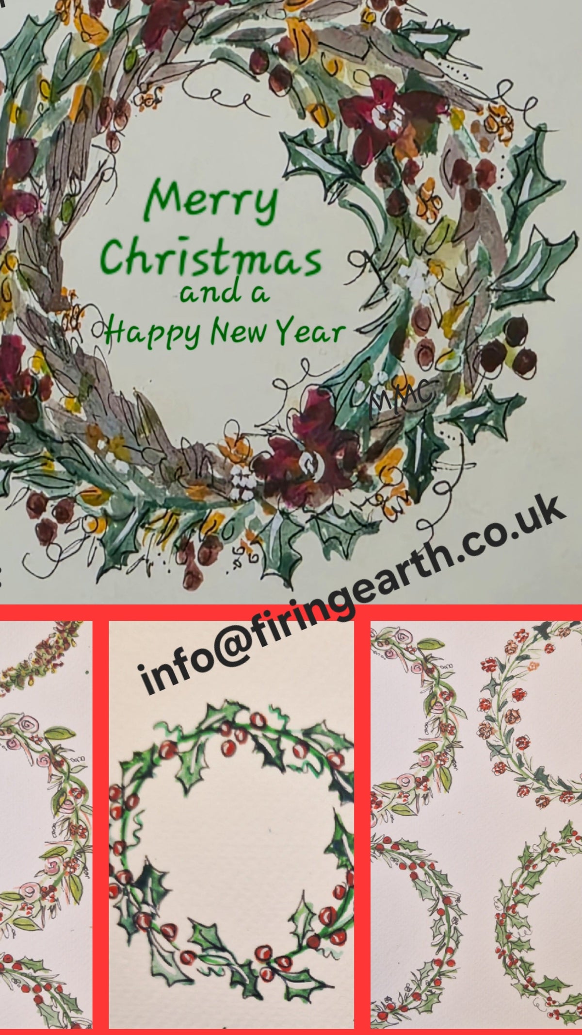 Christmas and Wedding Artwork - Mandy McKenna Designs 