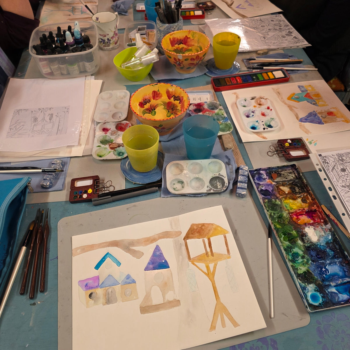 Watercolour or Acrylic Painting Weekly Classes