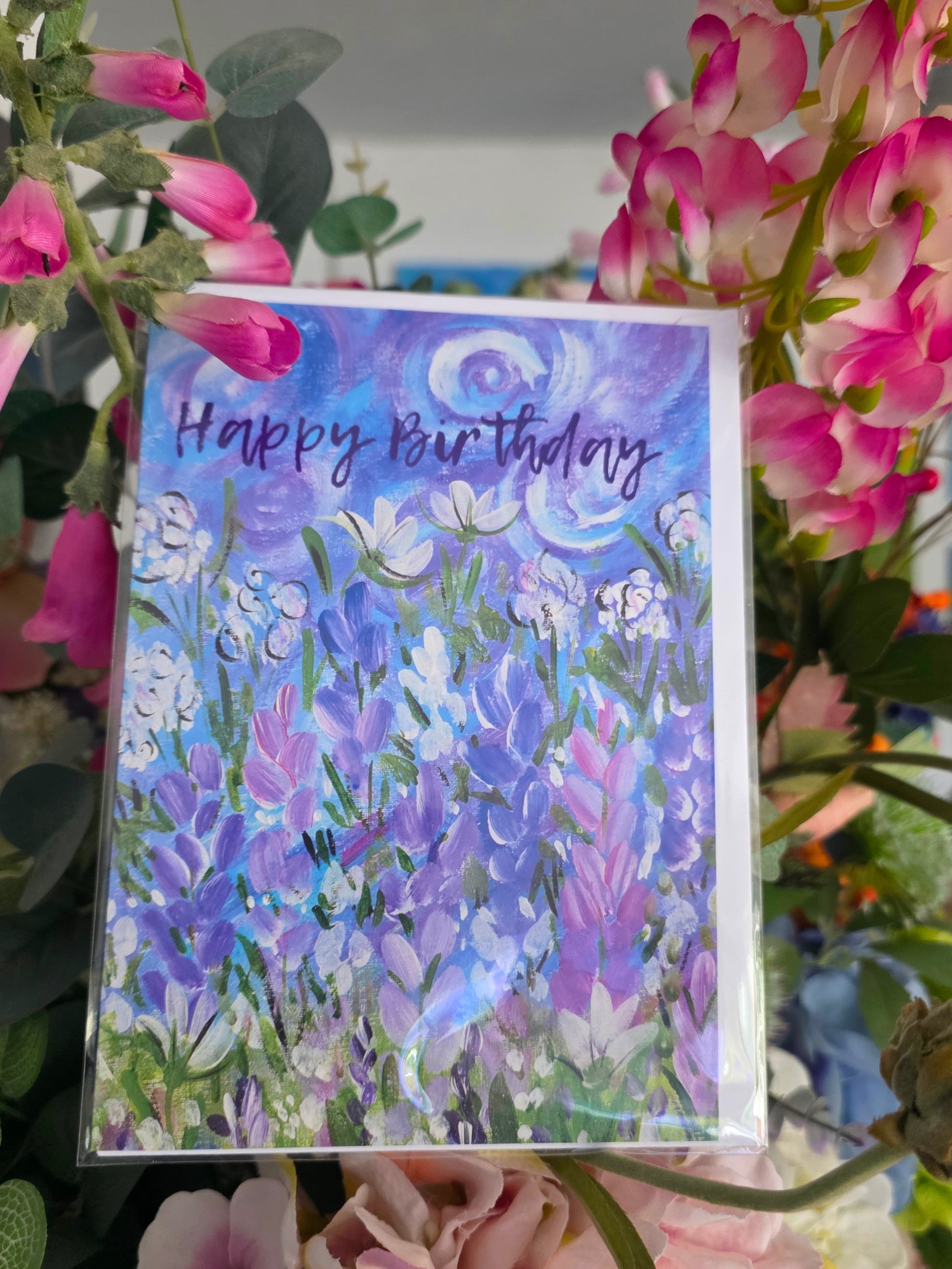 Happy Birthday Card Pack - Summer Blooms - Mandy McKenna Designs 