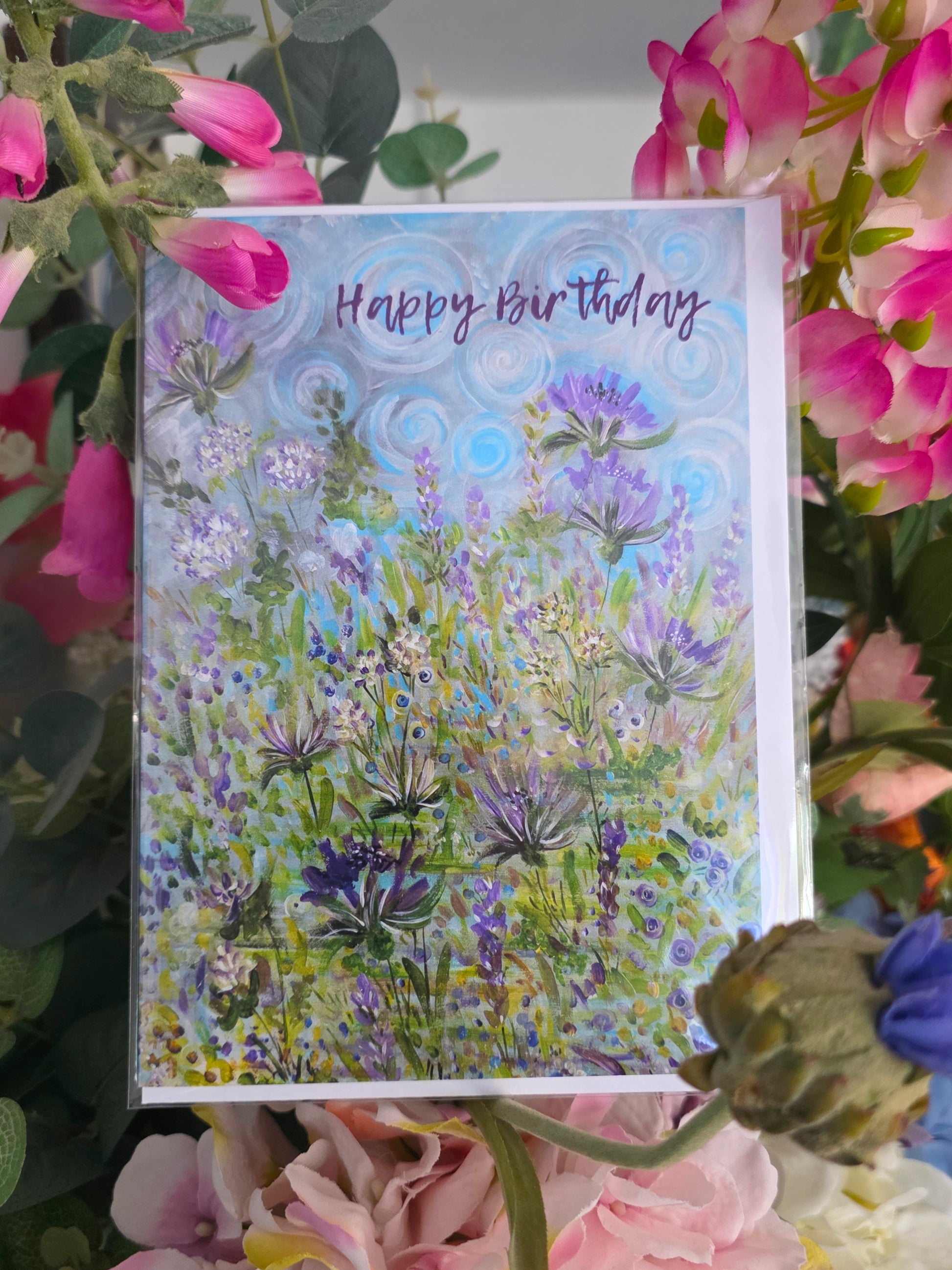 Happy Birthday Card Pack - Summer Blooms - Mandy McKenna Designs 