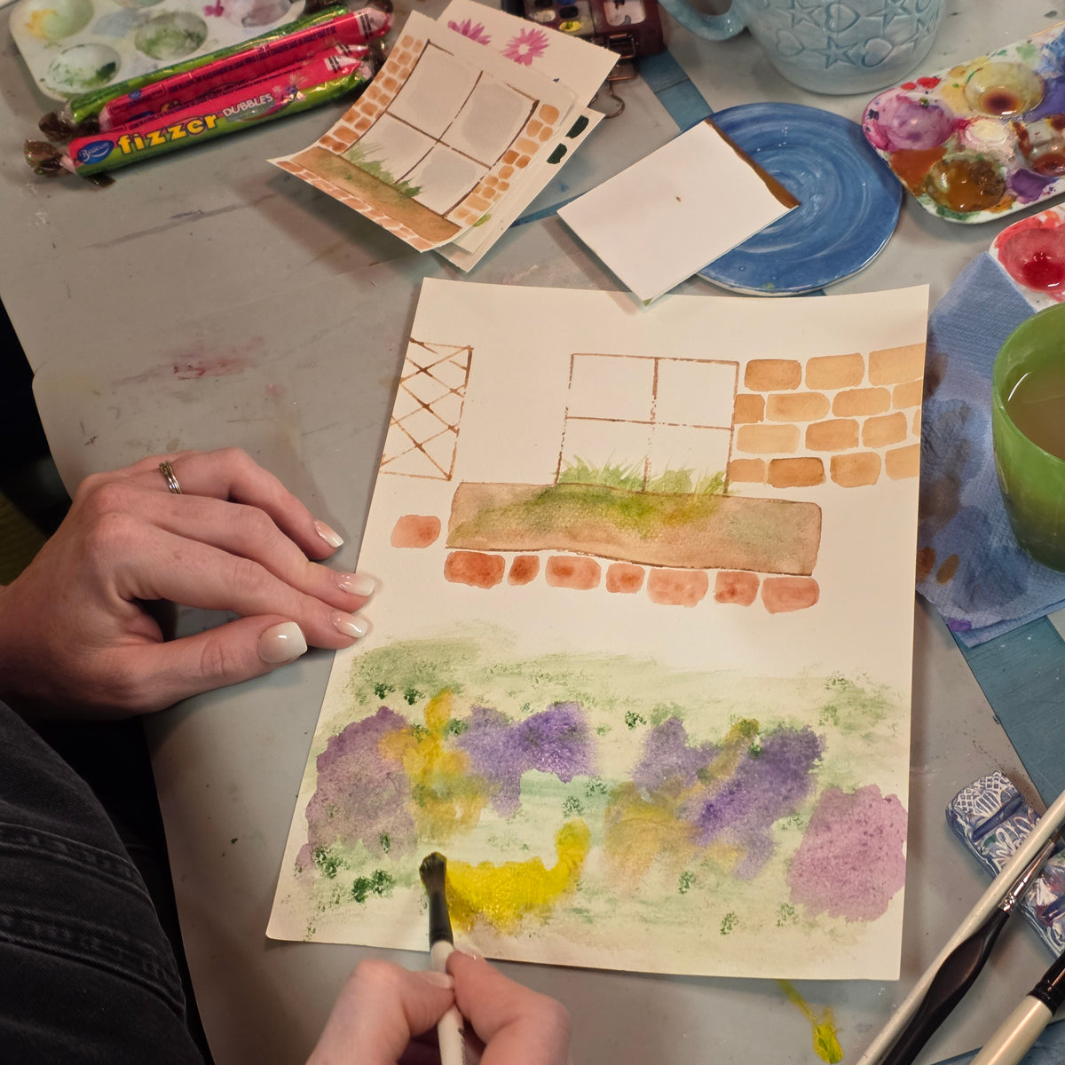 Watercolour or Acrylic Painting Weekly Classes