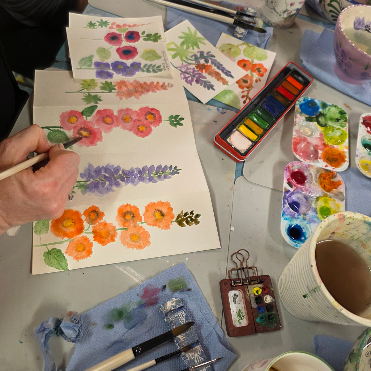 Watercolour or Acrylic Painting Weekly Classes