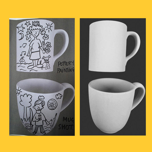 Mug Shot - Pottery Paint Your Partner - The Onslow Arms, Loxwood - Mandy McKenna Designs 
