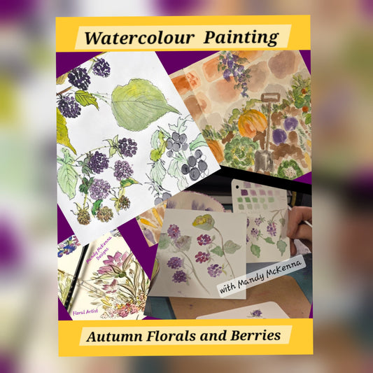 Wackey Watercolour - Autumn Theme at The Onslow Arms, Loxwood - Mandy McKenna Designs 