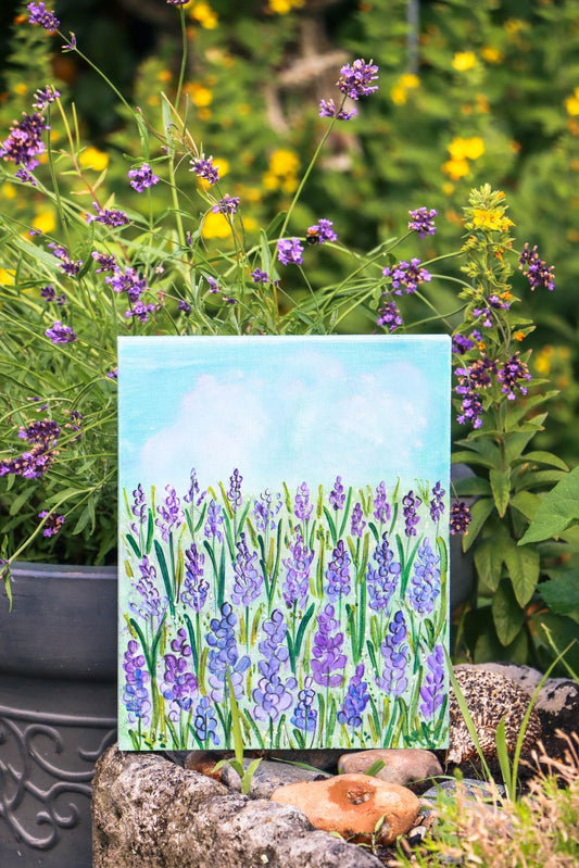 Wall Art - Purple Fields