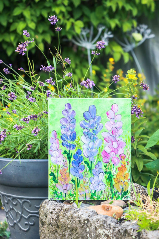Wall Art - Lupin Fields