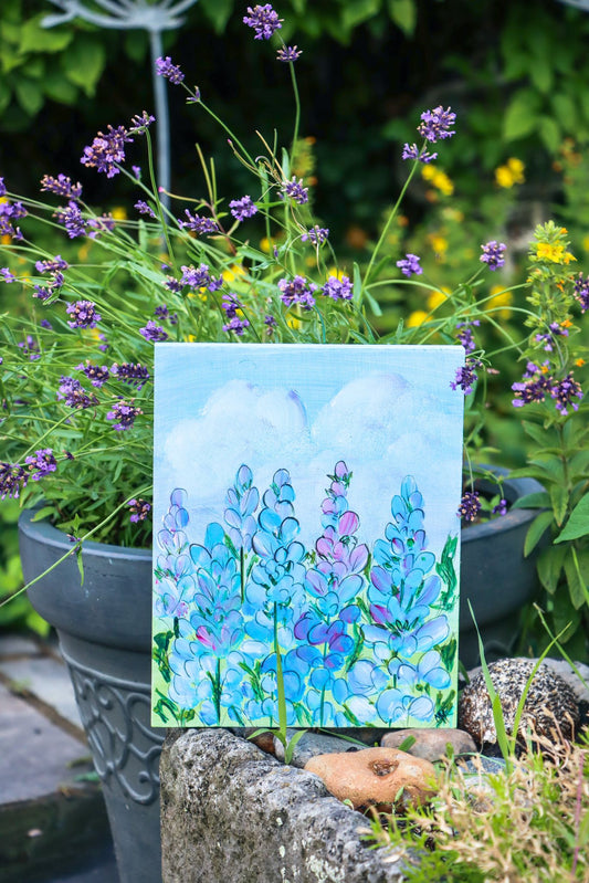 Wall Art- Blue Fields