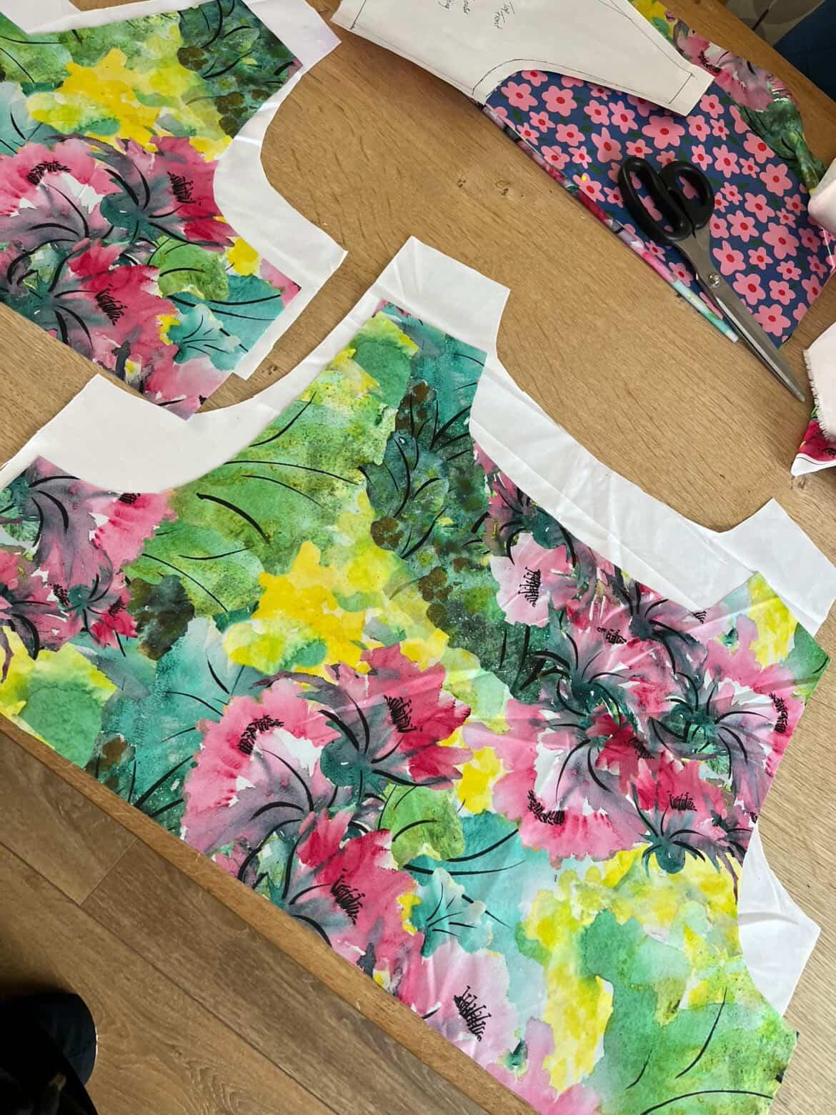 Fabric by the metre  - Pink Paradise - Mandy McKenna Designs 
