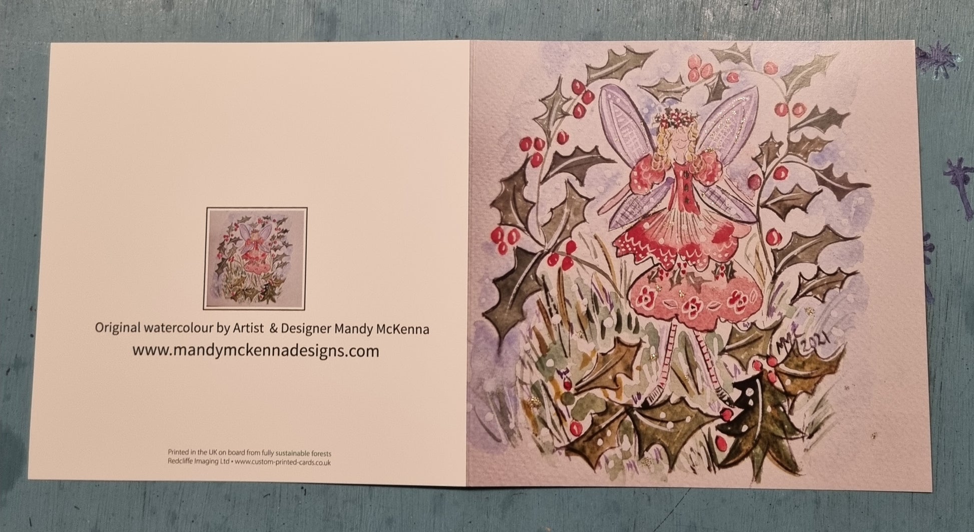Christmas Fairy Card Set - Mandy McKenna Designs 
