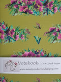 Notebook A4 Lined Paper - Lime