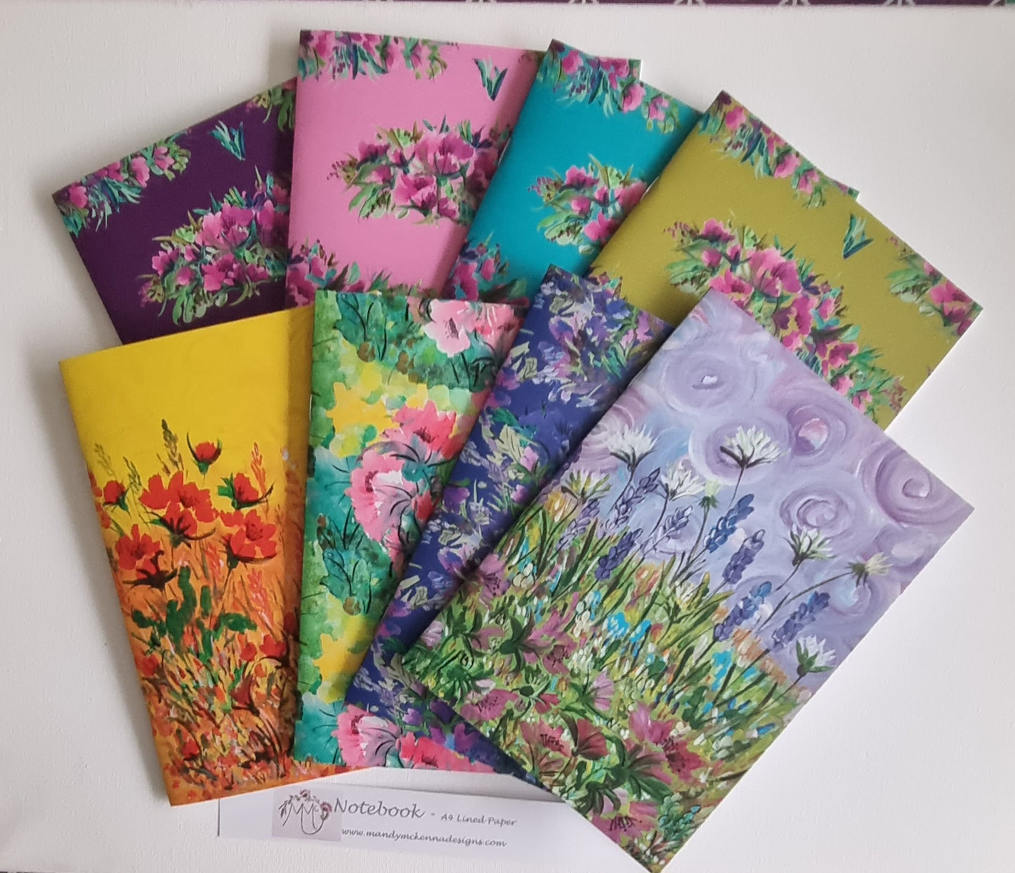 Notebook A4 Lined Paper - Pink Paradise